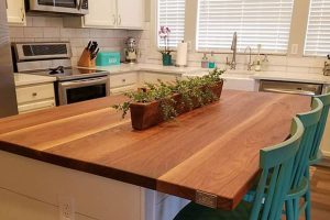 custom-built dining table